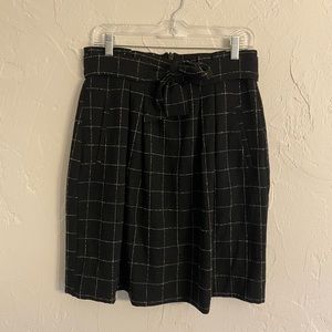 H&M black striped skirt. Size 8
